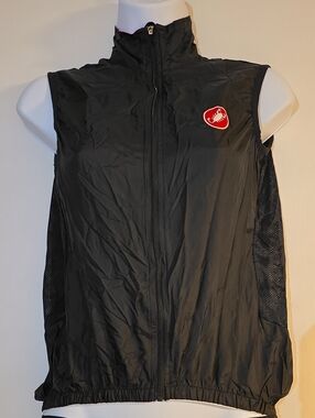 Castelli Black Cycling Vest Size XS